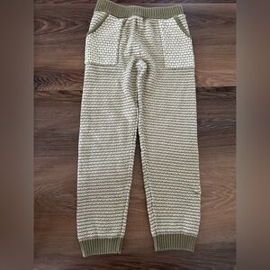 Finding Foxtail Sweater Pants Green/White